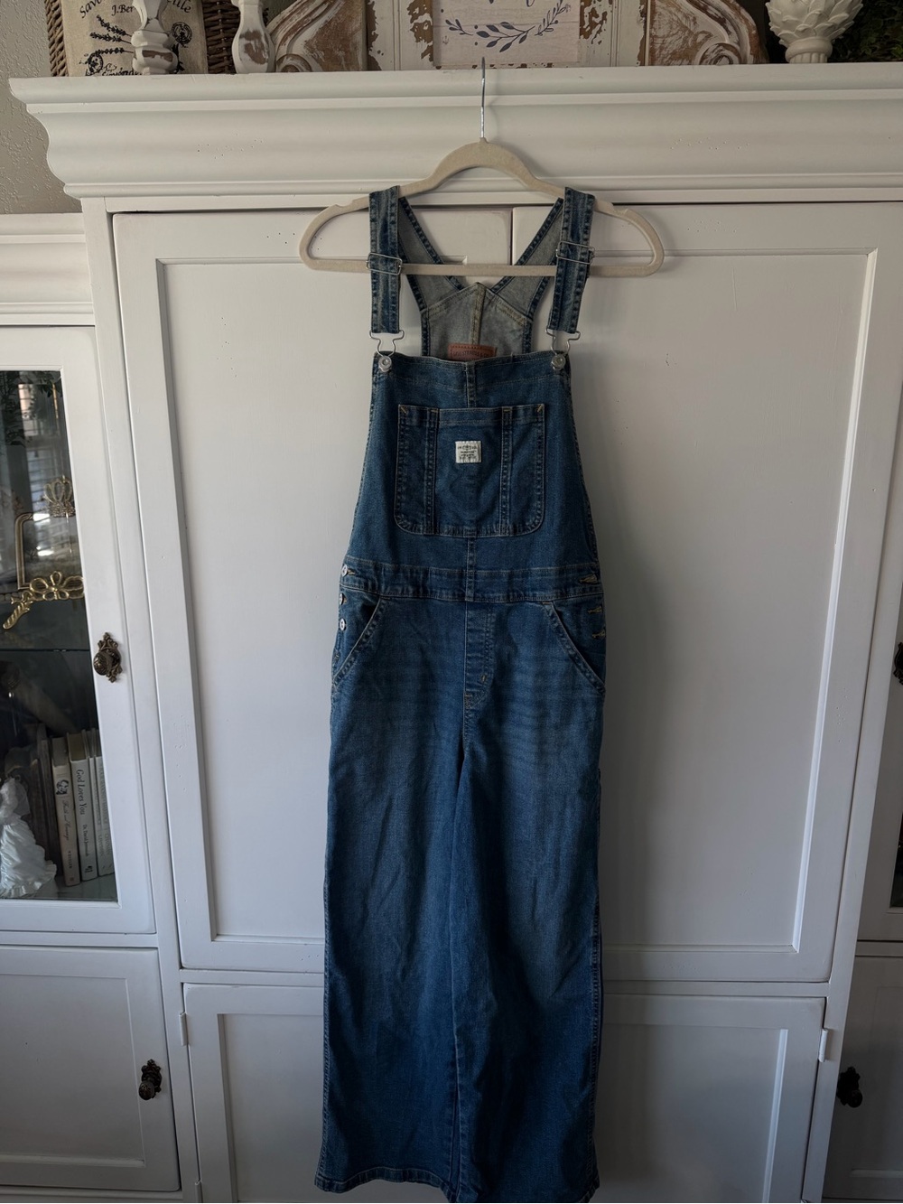 Levi's womens Blue Denim Overalls